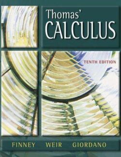 thomas calculus george b thomas maurice d weir 10th edition