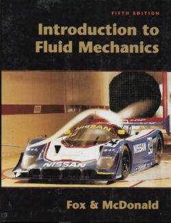 introduction to fluid mechanics fox mcdonald 5 edition