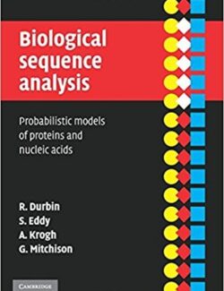 Biological Sequence Analysis Richard Durbin 1st Edition