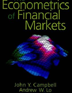 the econometrics of financial markets p adamek