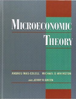 microeconomic theory a mas colell m whinston j green