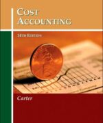 cost accounting william k carter 14th edition