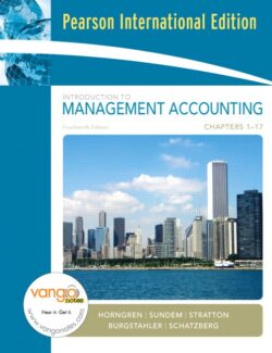 introduction to management accounting charles t horngren 14th edition