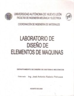 manual del laboratorio de diseno de maquinas j antonio rabelo 1ra edicion