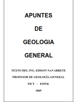 apuntes de geologia general edison navarrete 1ra edicion