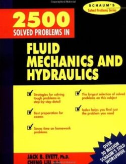 2500 Problemas Resueltos en Mecánica de Fluidos e Hidráulica – Jack Evett – 1ra Edición
