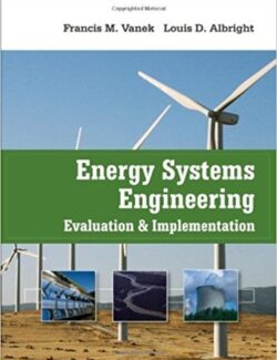 Energy Systems Engineering – Francis Vanek – 1st Edition