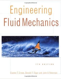 engineering fluid mechanics clayton t crowe 7th edition 1