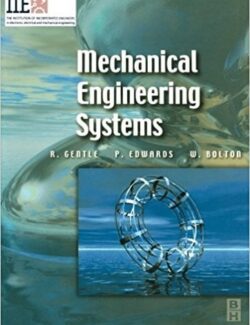 mechanical engineering systems r gentle w bolton p edwards 1st edition