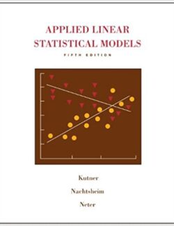 applied linear statistical models michael kutner 5th edition
