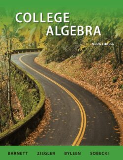 college algebra barnett ziegler byleen sobecki 9th edition