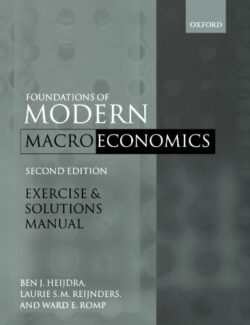 foundations of modern macroeconomics ben j heijdra 2nd edition