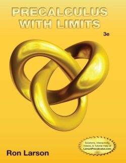 Precalculus with Limits – Ron Larson, Robert P. Hostetler – 3rd Edition