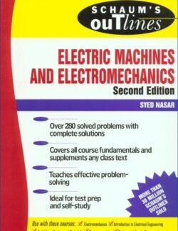 electric machines and electromechanics schaums outline syed a nasar 2nd edition