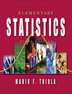 Elementary Statistics – Mario F. Triola – 9th Edition