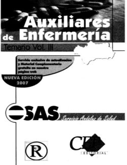 Auxiliares de Enfermería Vol. 3 – Servicio Andaluz de Salud (SAS) – 1ra Edición