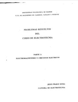 Problemas Resueltos del Curso de Electrotecnia – Jesus Fraile Mora – 1ra Edición