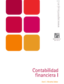 Contabilidad Financiera I – José J. Alcarria Jaime – 1ra Edición