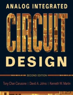 analog integrated circuit design david johns kenneth w martin 2nd edition 2