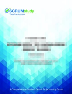 A Guide to the Scrum Body of Knowledge – SCRUMstudy – 3rd Edition