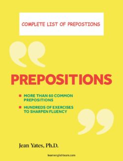 Prepositions – Jean Yates – 1st Edition